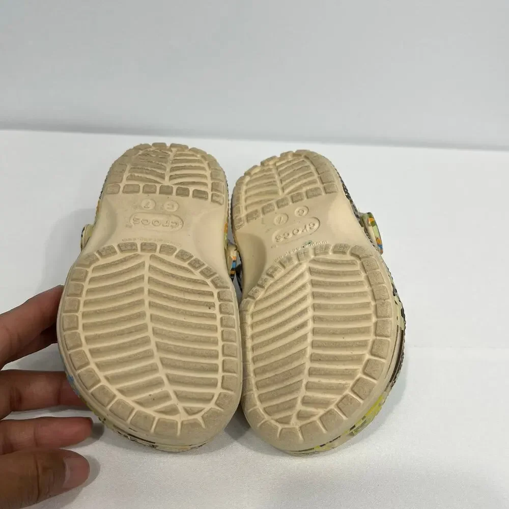 Crocs Kid’s Classic Far Out Clogs Jungle Print Shoes / Size-C 7